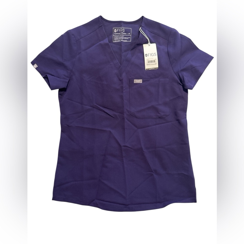 FIGS- Women’s Catarina One Pocket scrub Top in Purple
